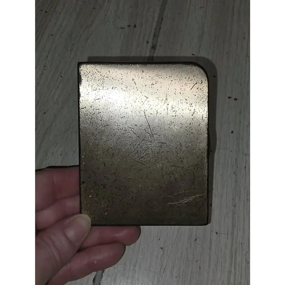 Vtg 40s-50s Elgin American Sterling Silver Cigarette Case Engine Turned 4oz USA